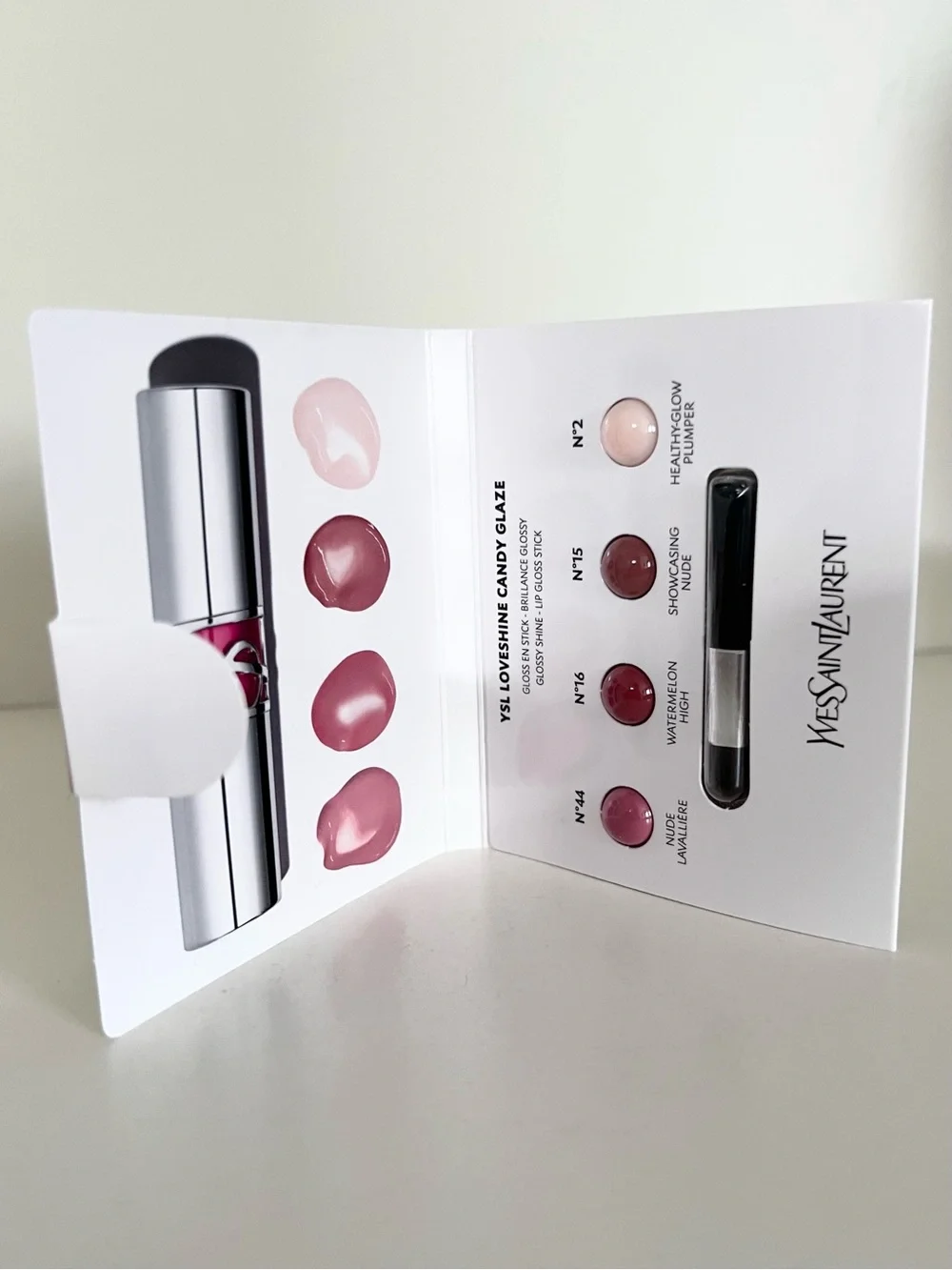 YSL lip kit loveshine candy glaze